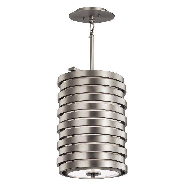 KLROSWELLPA Roswell Nickel 1 Light Ceiling Pendant Linear Design