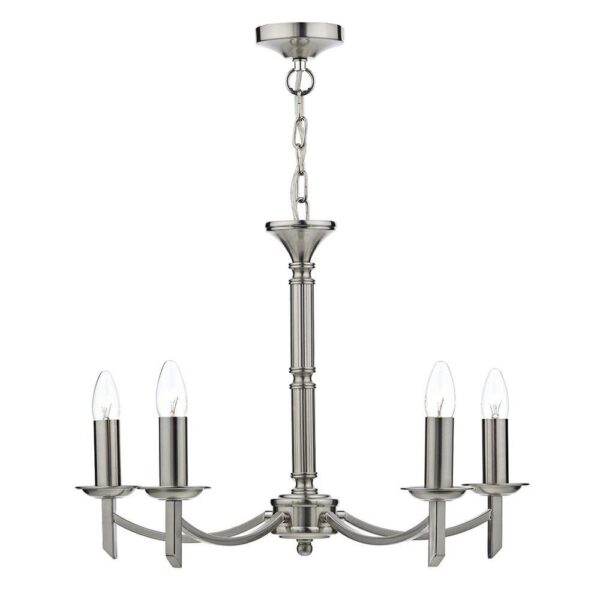 Dar AMB0546 Ambassador 5 Light Ceiling Pendant Light