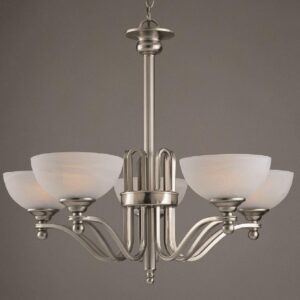 Impex PG00532/5 Contemporary 5 Light Pendant Ceiling Fitting