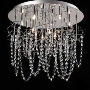 Diyas IL30542 Lexi Ceiling Pendant Light in Polished Chrome Finish