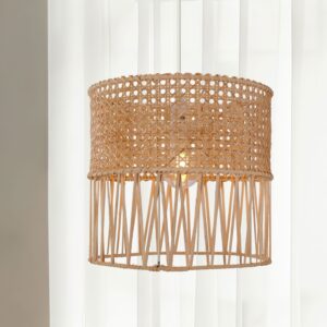 Lightsin Wabi-Sabi Style Hand-woven Rattan Pendant Light