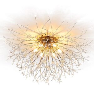 2 Style Sputnik Flush Mount Ceiling Light