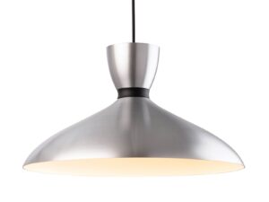 Firstlight 2851AL Ellis 1 Light Ceiling Pendant Light In Aluminium Finish