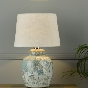 Laura Ashley Elizabeth Hand-Painted Ceramic Table Lamp Base