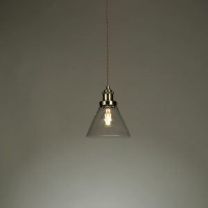 Laura Ashley Isaac 1 Light Pendant Ceiling Light In Antique Brass Finish