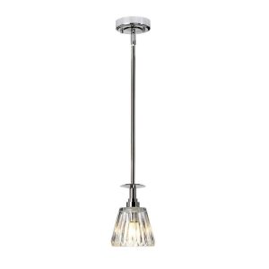 BATH/AGATHA1PPC Agatha 1 Light Bathroom Ceiling Pendant In Polished Chrome