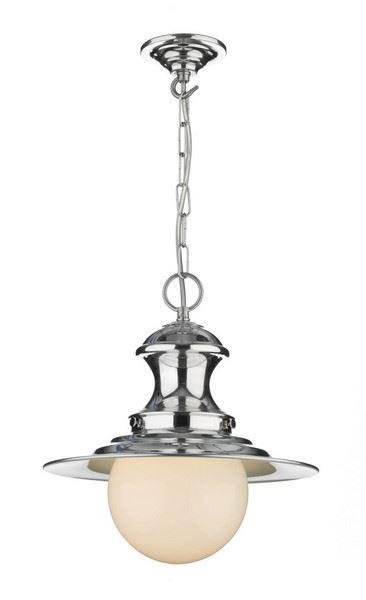 David Hunt Lighting EP0150 Station Lamp Chrome Traditional Pendant Ceiling light