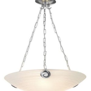 David Hunt Lighting SWP0367 Swirl 3 Light Pendant Ceiling Light In Pewter