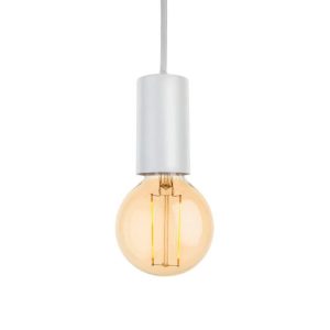 Firstlight 5927WH Berkeley 1 Light LED Ceiling Pendant Light In White
