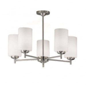 Franklite CO9305/727 Decima 5 Light Pendant Ceiling Light