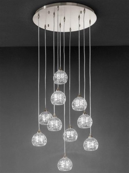 Franklite Tierney FL2301/10 10 Light Pendant Ceiling Light
