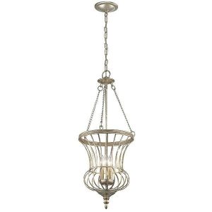 KL/CALLA/P/M Calla 3 Light Sterling Gold Medium Ceiling Pendant