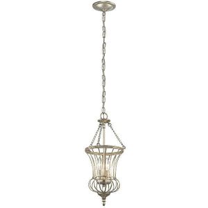 KL/CALLA/P/S Calla 2 Light Sterling Gold Small Ceiling Pendant