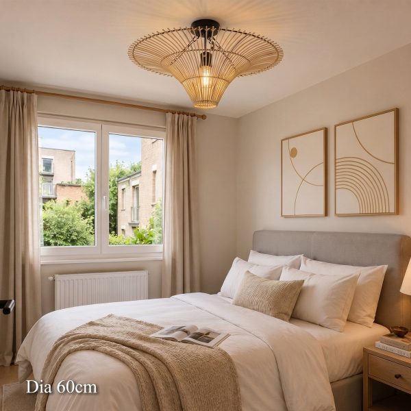 Lightsin Flying Saucer-Shaped Ceiling Light for Dining Room & Kitchen Island, 60-120cm