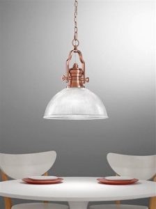 PH113/955 Charter Antique Copper Pendant Ceiling Light