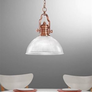 PH113/955 Charter Antique Copper Pendant Ceiling Light