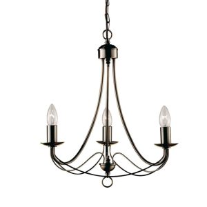 Searchlight 6343-3AB Maypole 3 Light Ceiling Pendant Fitting
