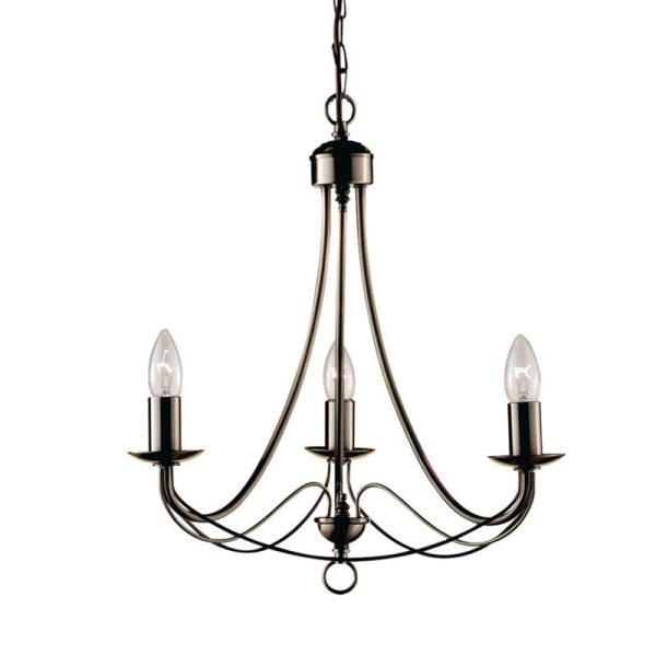 Searchlight 6343-3AB Maypole 3 Light Ceiling Pendant Fitting