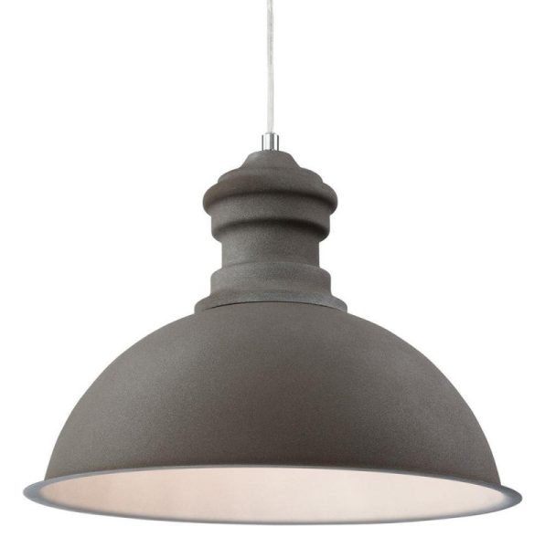 Firstlight 2307CN Aztec 1 Light Rough Sand Concrete Ceiling Pendant
