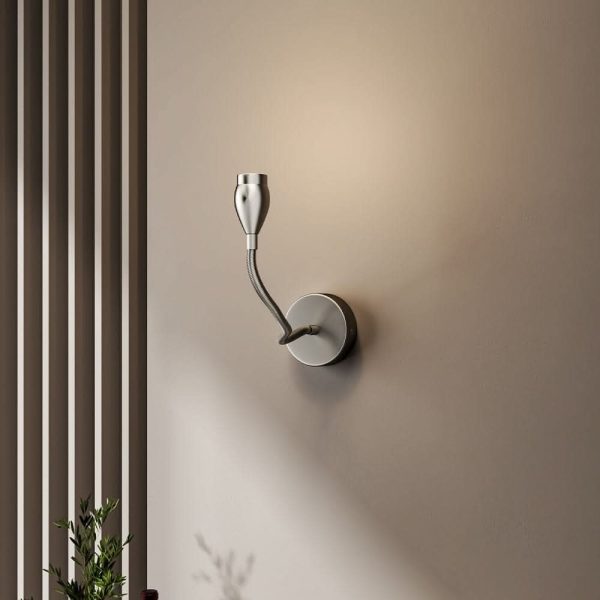 Contemporary Adjustable Gooseneck LED Wall Light