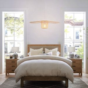 Lightsin Bamboo Pendant Light for Organic Elegance and Warmth - 1 Unit