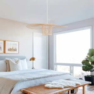 Lightsin Bamboo Pendant Light for Organic Elegance and Warmth - 2 Units