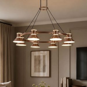 Lightsin Modern Aluminum LED Pendant Light with 3-Colour Changing