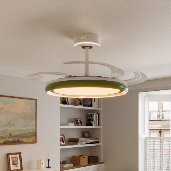 Lightsin 48 Inch Ceiling Fan with Reversible Airflow and Timer - Green / Pre-Order
